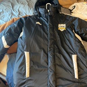 Adidas winter coat. Seattle united patch